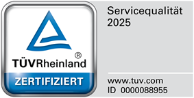 Kfz-Meisterbetrieb Mayer ist von TÜV Rheinland zertifiziert Bild mit Zertifikat von TÜV-Rheinland